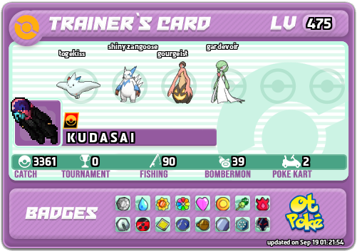 K U D A S A I Card otPokemon.com