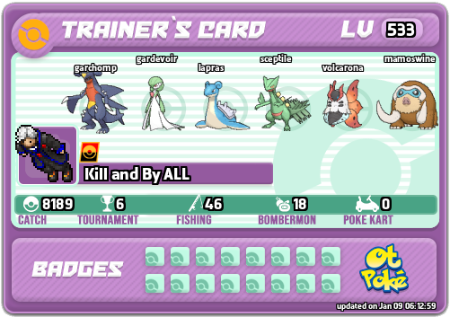 Kill and By ALL Card otPokemon.com