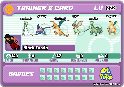 Ninck Zuado Card otPokemon.com