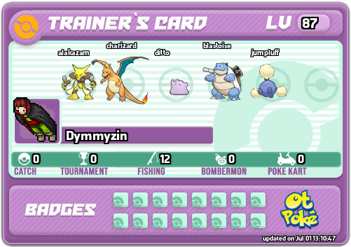 Dymmyzin Card otPokemon.com