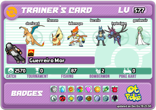 Guerreiro Mor Card otPokemon.com