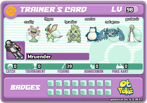 Mruender Card otPokemon.com