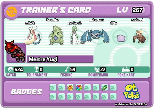 Mestre Yugi Card otPokemon.com