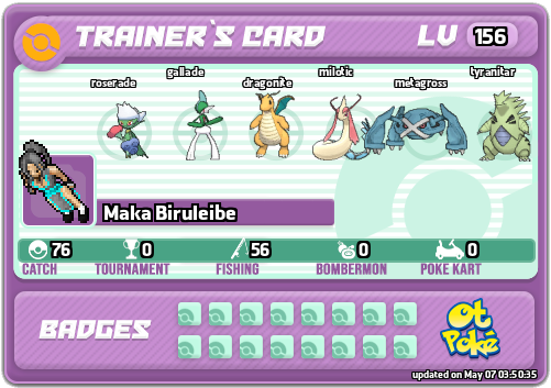 Maka Biruleibe Card otPokemon.com