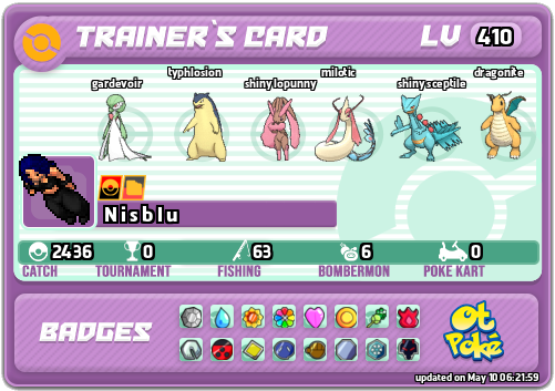 N i s b l u Card otPokemon.com