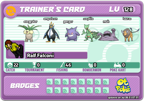 Ralf Falconi Card otPokemon.com