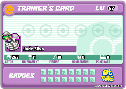 Jade Silva Card otPokemon.com