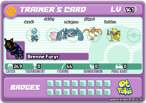 Brenne Furyr Card otPokemon.com