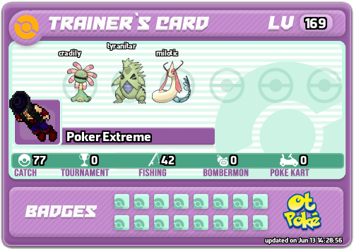 Poker Extreme Card otPokemon.com