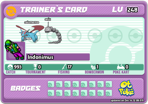 Indonimus Card otPokemon.com