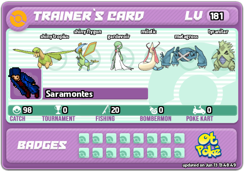 Saramontes Card otPokemon.com