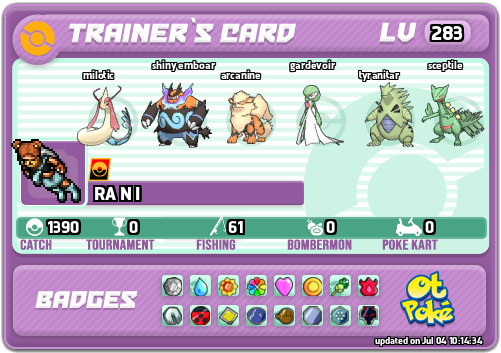 RA N I Card otPokemon.com