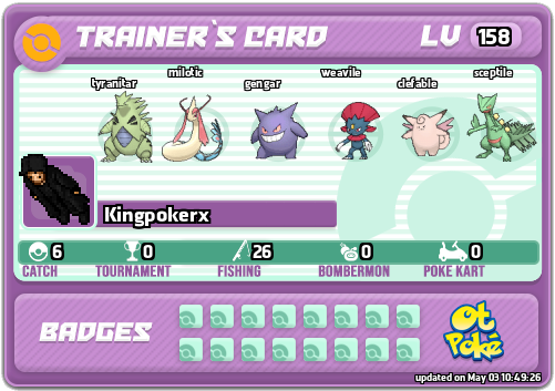 Kingpokerx Card otPokemon.com