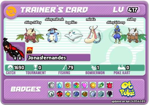 Jonasfernandes Card otPokemon.com