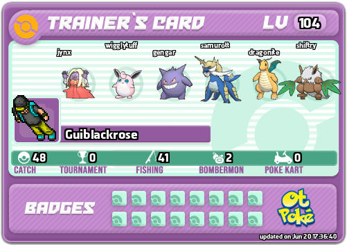Guiblackrose Card otPokemon.com