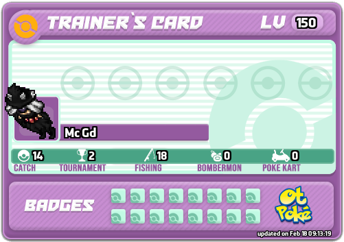 Mc Gd Card otPokemon.com