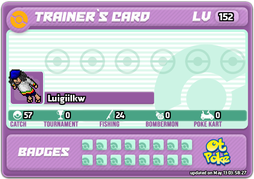 Luigiilkw Card otPokemon.com