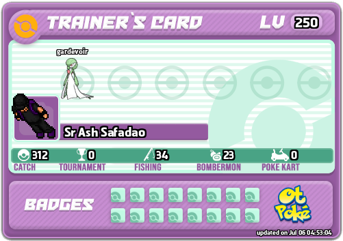 Sr Ash Safadao Card otPokemon.com