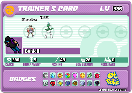 Behk II Card otPokemon.com