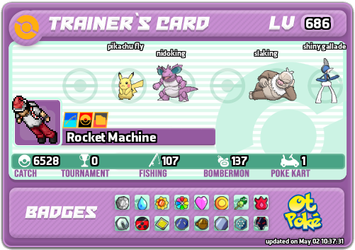 Rocket Machine Card otPokemon.com