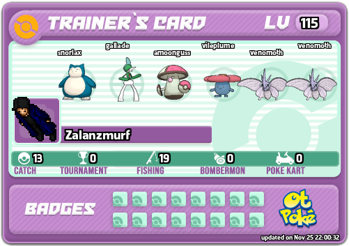 Zalanzmurf Card otPokemon.com