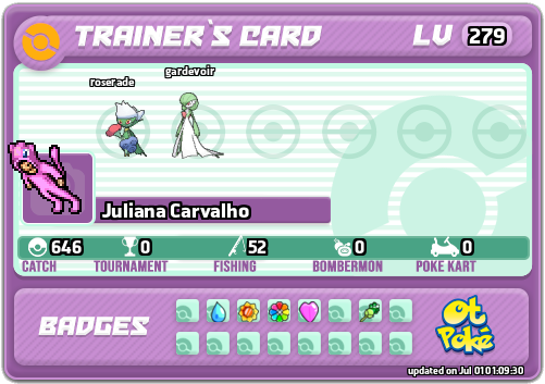 Juliana Carvalho Card otPokemon.com