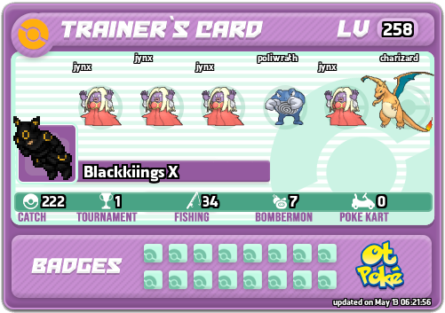Blackkiings X Card otPokemon.com