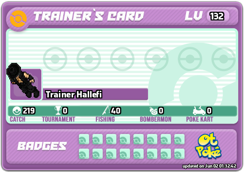 Trainer Hallefi Card otPokemon.com