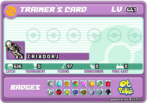 C R I A D O R J Card otPokemon.com