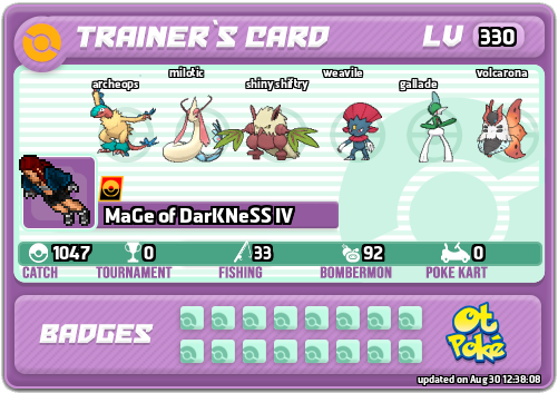 MaGe of DarKNeSS IV Card otPokemon.com