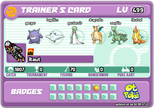 Itaut Card otPokemon.com