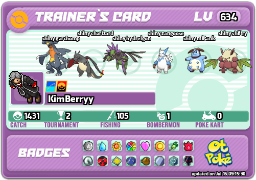 KimBerryy Card otPokemon.com