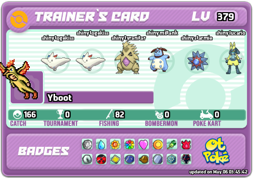 Yboot Card otPokemon.com