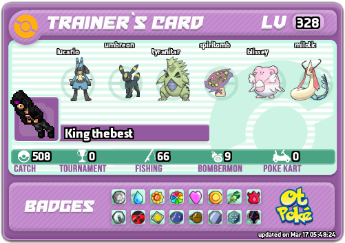 King thebest Card otPokemon.com