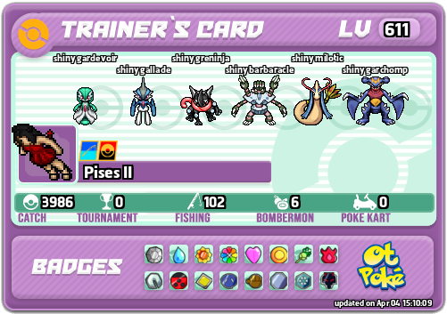 Pises II Card otPokemon.com