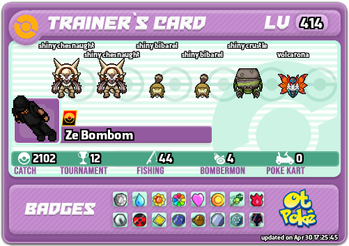 Ze Bombom Card otPokemon.com