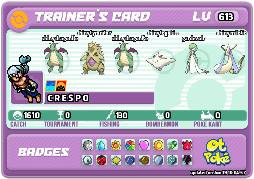 C R E S P O Card otPokemon.com