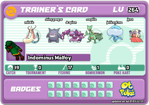 Indominus Malfoy Card otPokemon.com