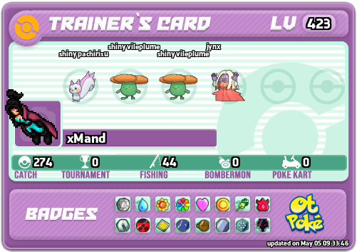 xMand Card otPokemon.com