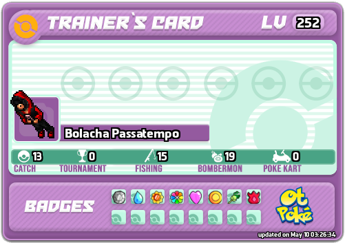 Bolacha Passatempo Card otPokemon.com
