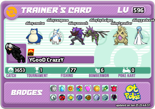 YGooD CrazzY Card otPokemon.com
