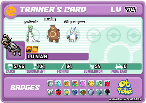 L U N A R Card otPokemon.com