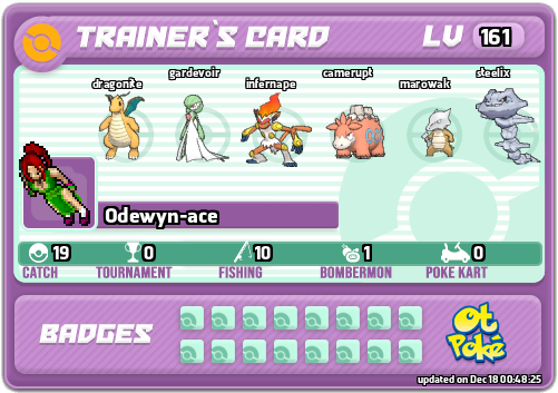 Odewyn-ace Card otPokemon.com