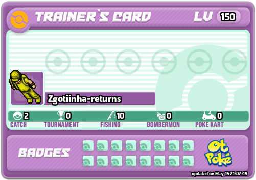 Zgotiinha-returns Card otPokemon.com