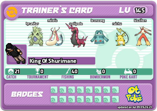 King Of Shurimane Card otPokemon.com