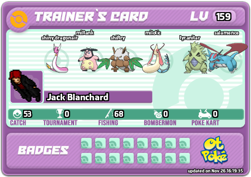 Jack Blanchard Card otPokemon.com