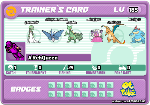 A RehQueen Card otPokemon.com