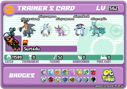 Surtadu Card otPokemon.com