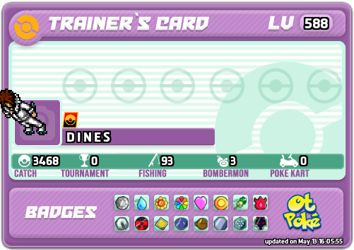 D I N E S Card otPokemon.com