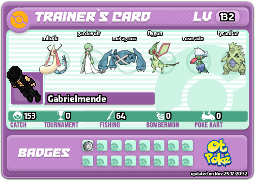 Gabrielmende Card otPokemon.com